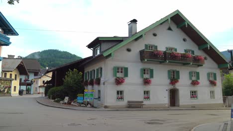 street in saint gilgen spa town