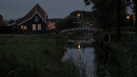 evening in dutch village