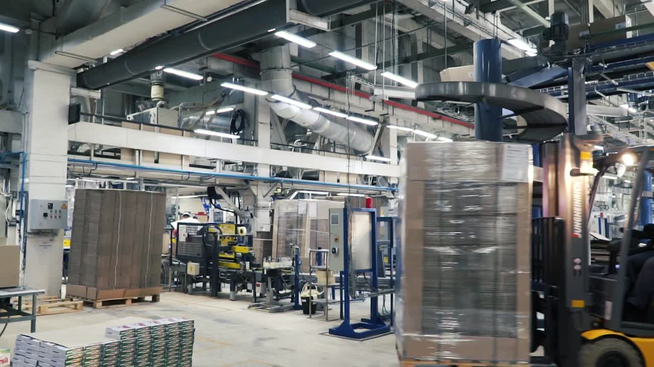 Automated Cardboard Box Packaging Factory