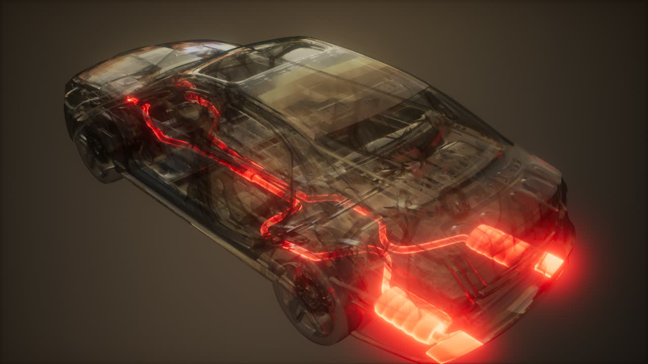 Exhaust System Visible in Car