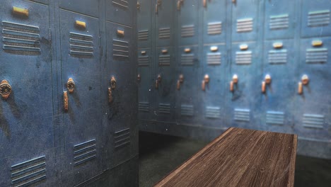 school locker room