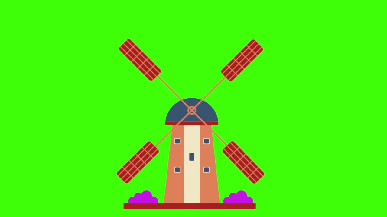 그린 스크린, 건물, 공장