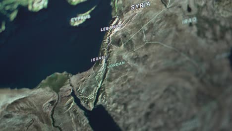 4K-Satellitenkarte-Des-Landes-Israel-Und-Des-Gazastreifens