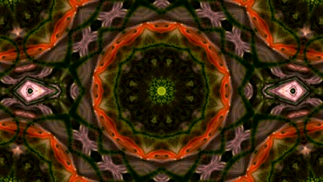movimiento de fondo de kaleidoscopio abstractamente colorido