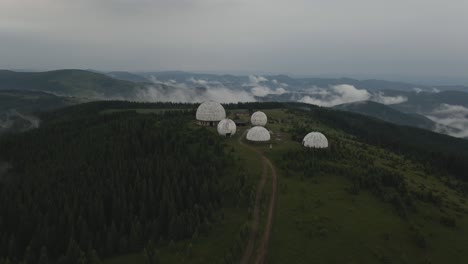 abandoned soviet radar station in the carpathian mountains