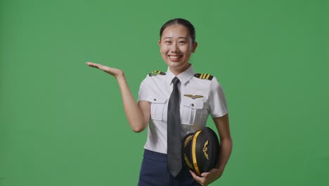 woman pilot in uniform