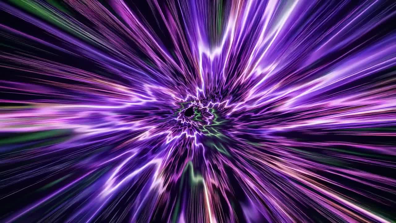 el túnel del agujero de gusano hiperespacial