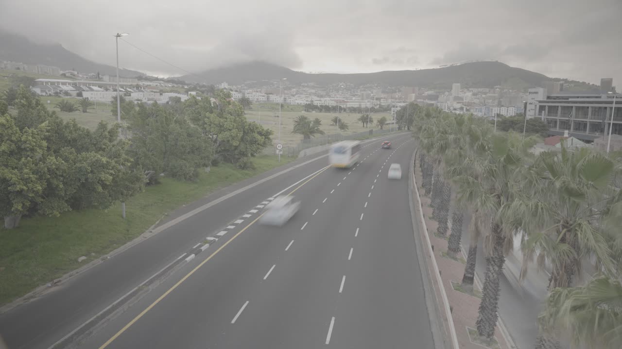 Aerial shot of Cape Town City centre from the Waterfront