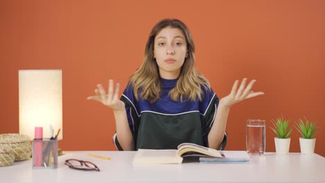 la joven que dijo que no lo sabía.