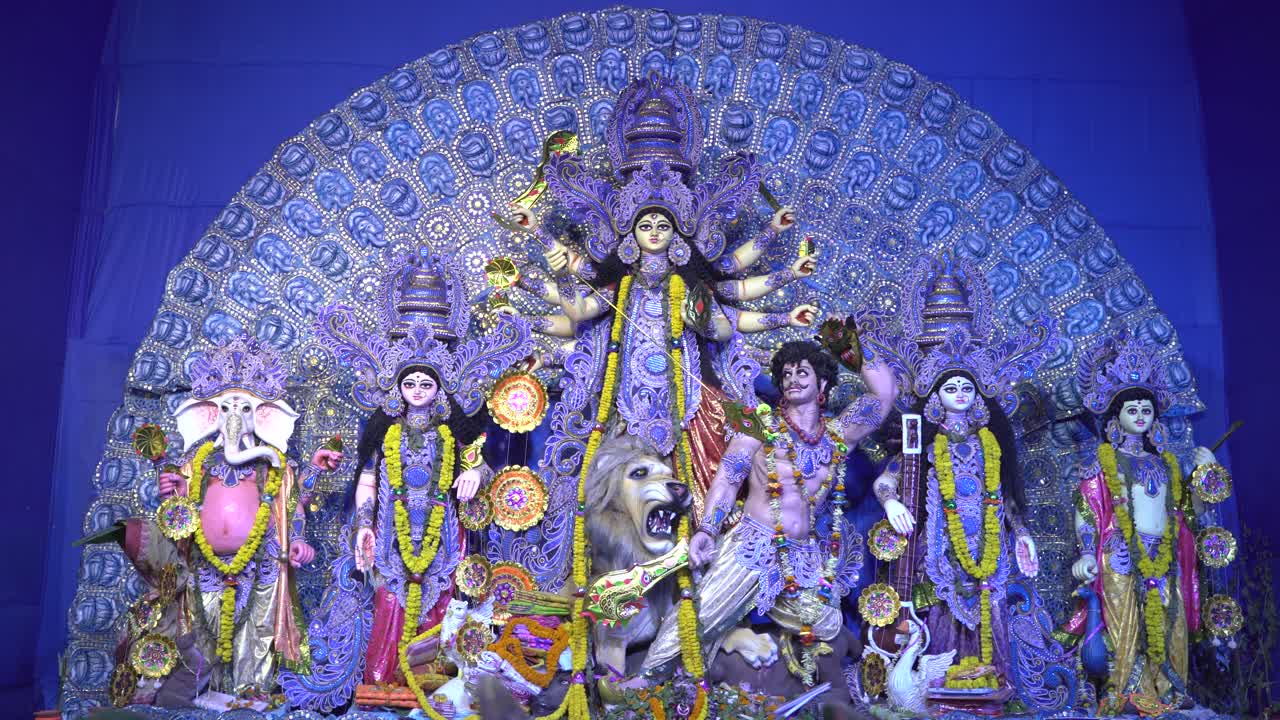 durga puja es el festival más grande de la india y bengala occidental