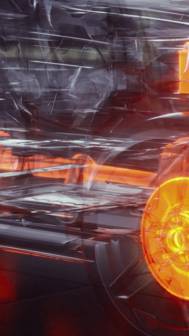 Light trails from moving cars on a city street during nighttime rush hour