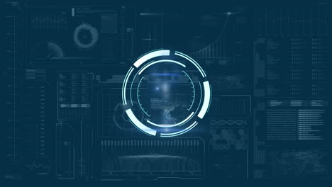 animation of scope scanning and digital data processing