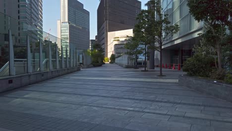 a view of the promenade in shiodome, minato-ku, tokyo