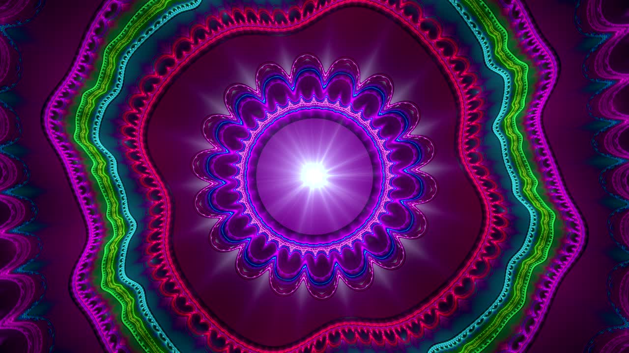 mosaico de rayos abstractos 4k