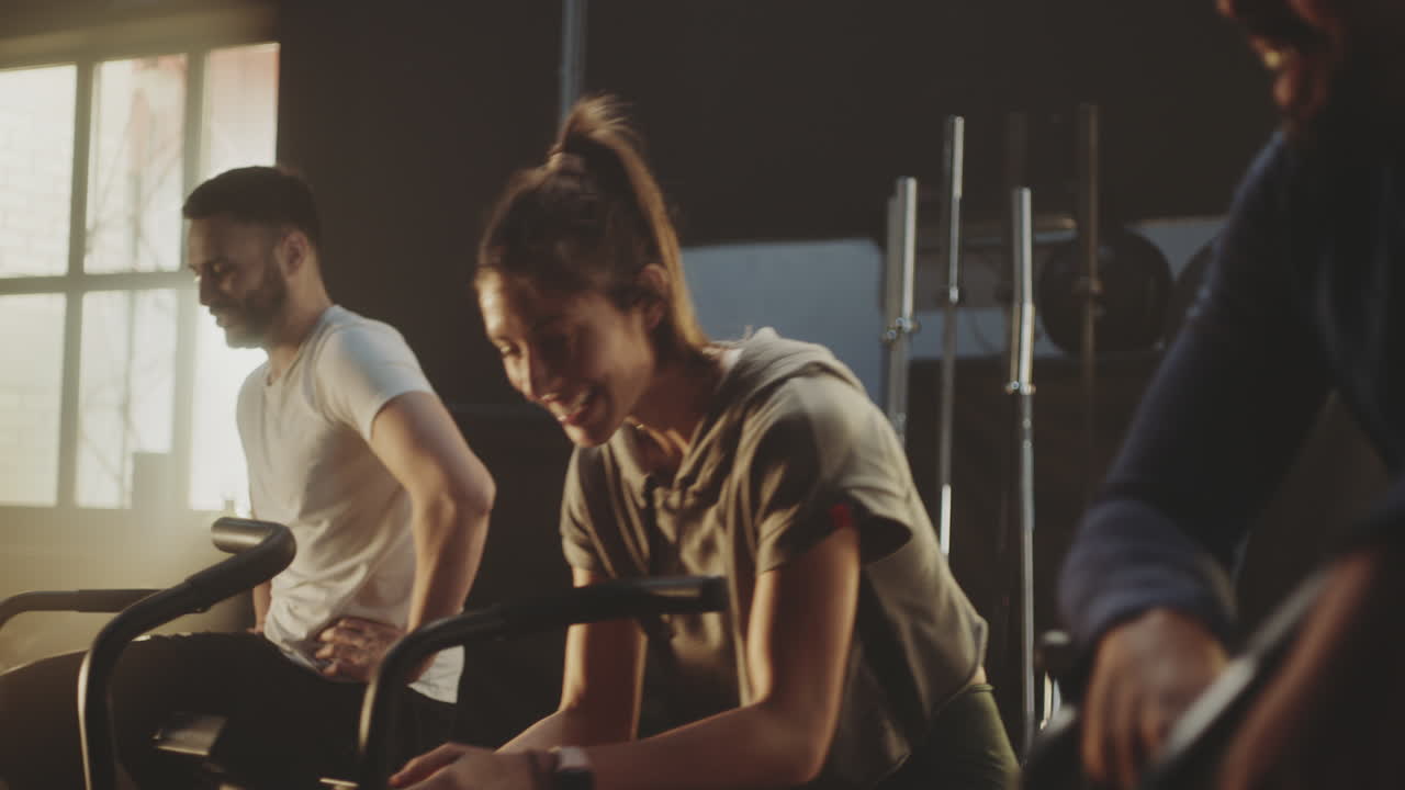 Group High-Fiving After a Workout