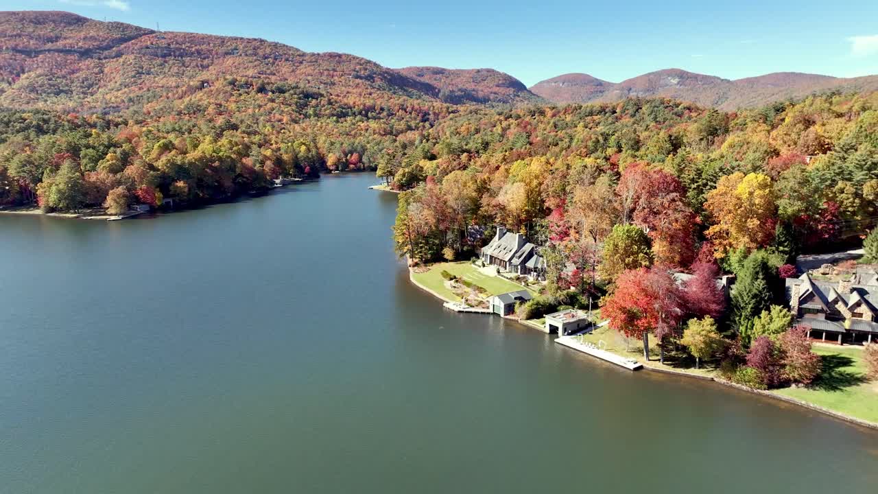 casas de vacaciones aéreas altas lago toxaway nc, carolina del norte