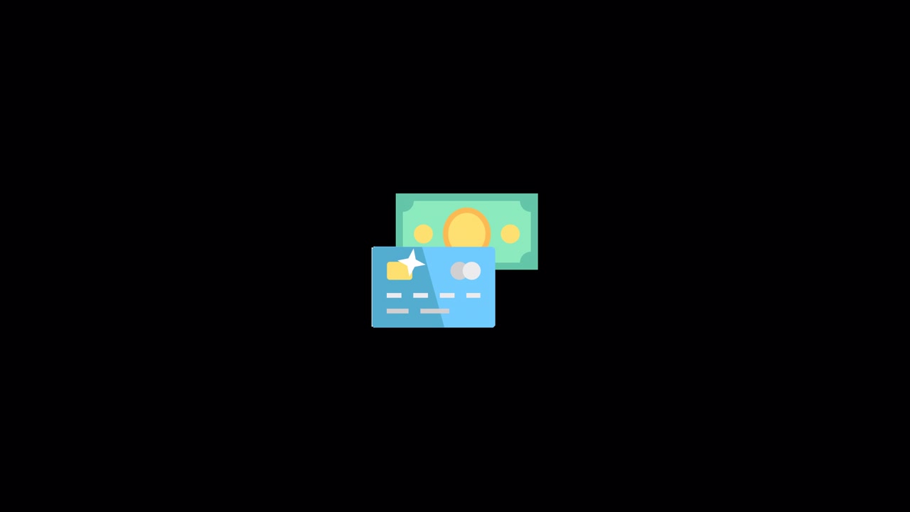 Betalingstype Ikonanimation
