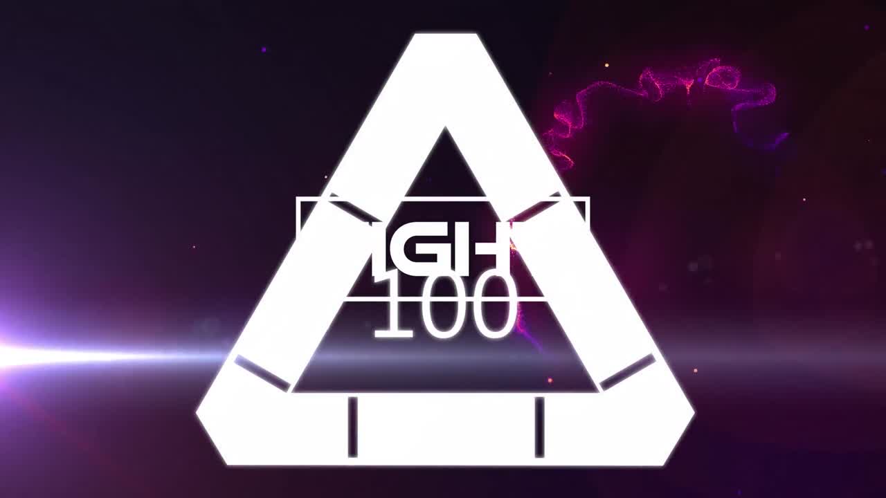 animación del texto de lucha sobre la barra de carga y los puntos.