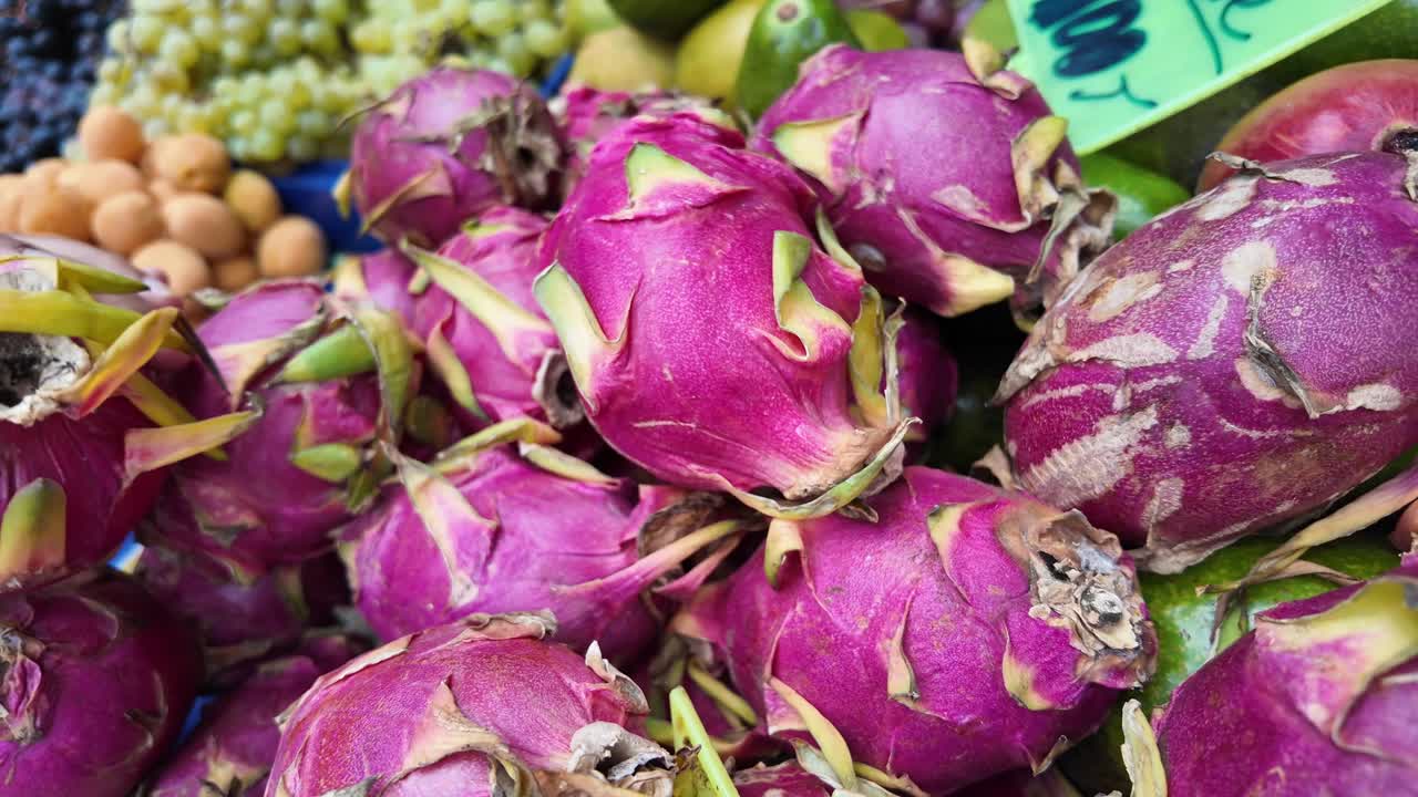 Dragon Fruit at the Market