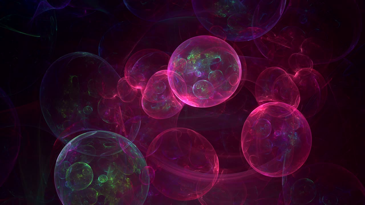 bubbles abstract background 4k