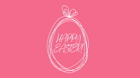 Happy-Easter-text-and-egg-on-red-background-1