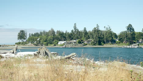 whiffin spit in sooke, bc, offering stunning coastal scenery and tranquil waters