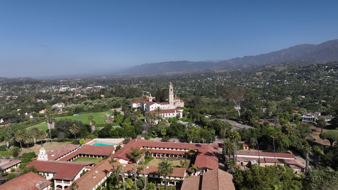 Santa Barbara California, mission area.