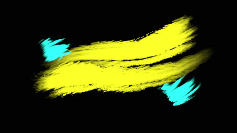 Bewegung-Abstrakte-Gelbe-Und-Blaue-Bürsten-Bunter-Grunge-Hintergrund-1