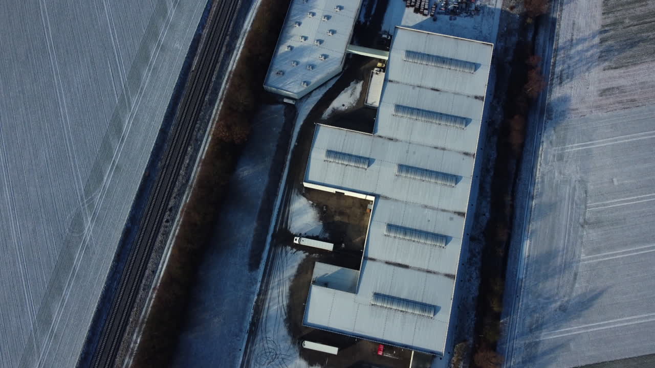 눈 인 풍경 에 있는 산업 단지