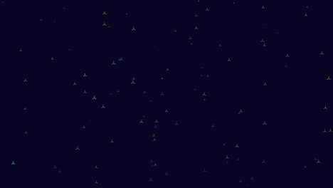 Flying-random-rainbow-confetti-in-night-sky