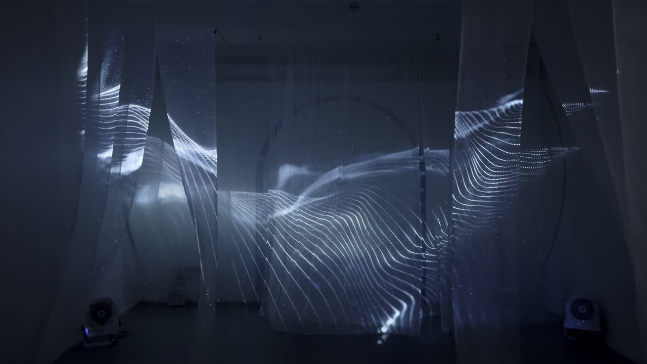 Projection Mapping on Curtains