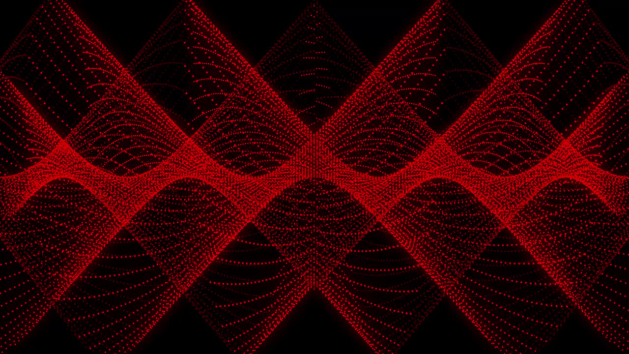 Red Color Dot Shape Pattern animation motion graphics