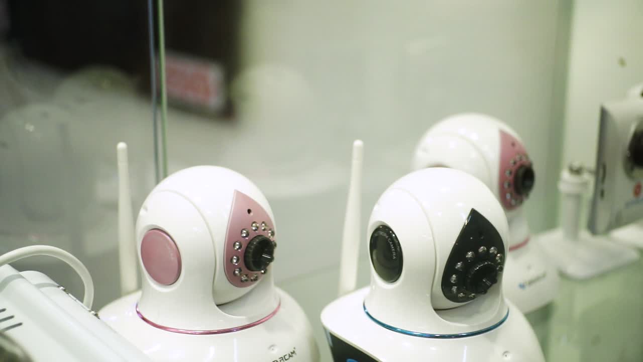 Telecamere di sicurezza in esposizione