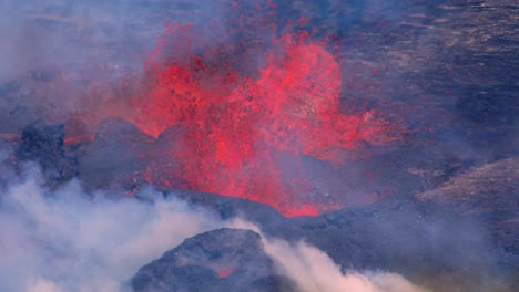 kilauea crater eruption september 11 viewed from the east or south east corner