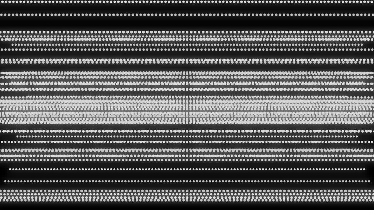 White color Dot Shape Pattern animation motion graphics