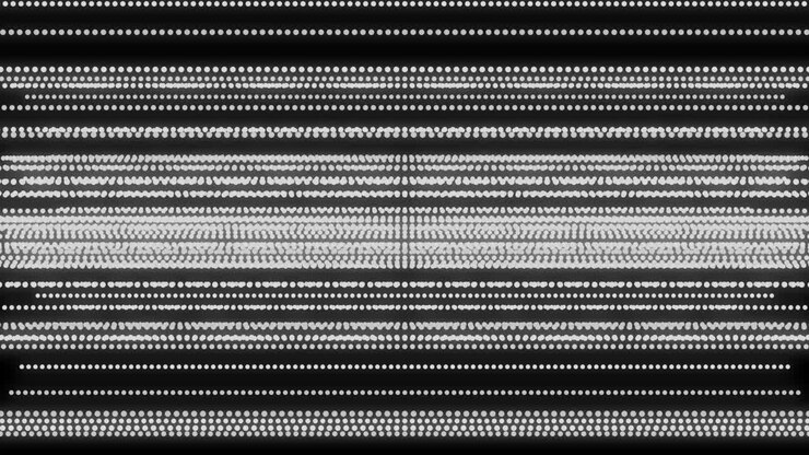 White color Dot Shape Pattern animation motion graphics