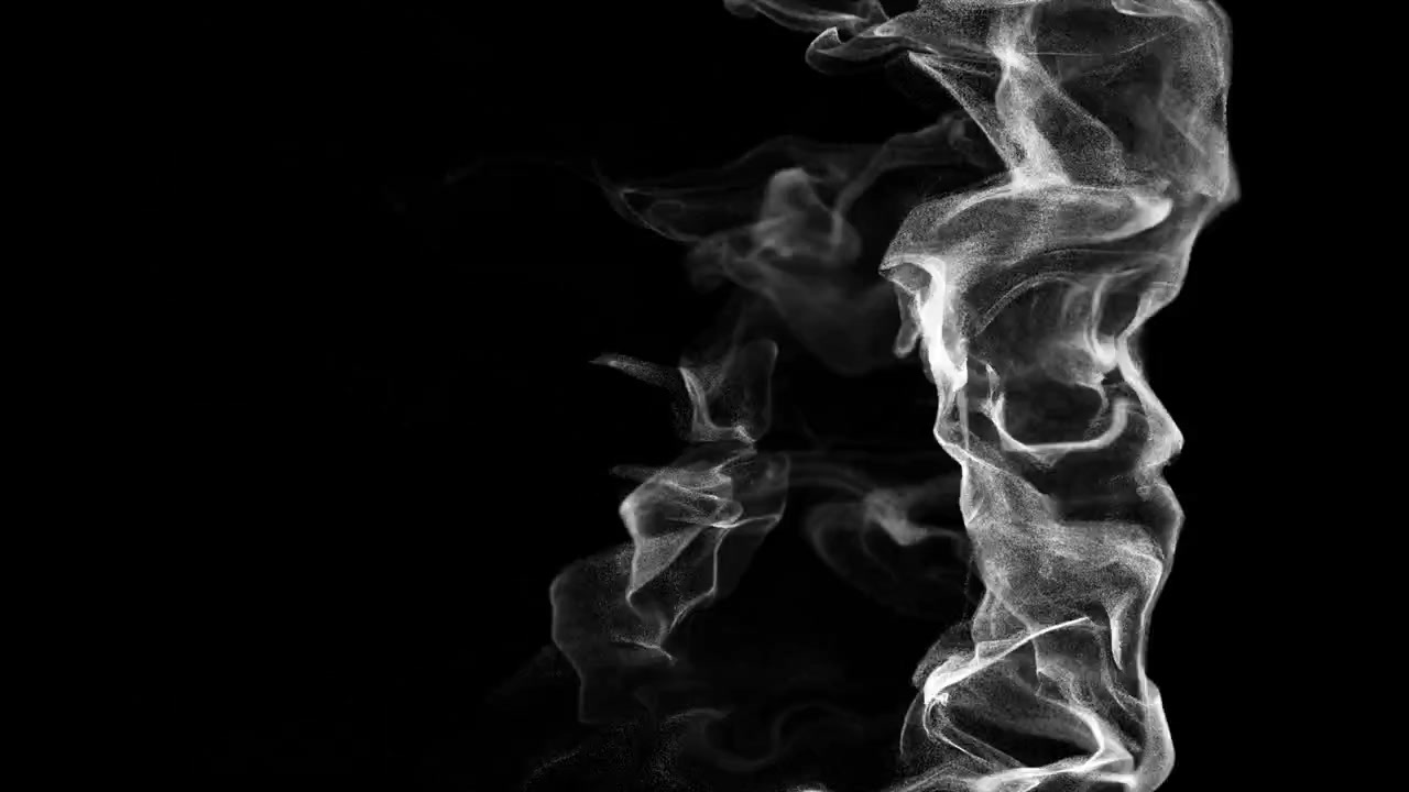 Effetto fumo orizzontale fluido