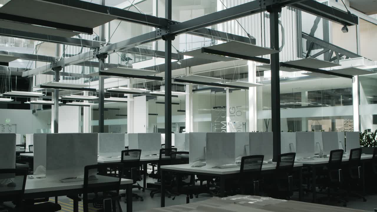 현대적인 빈 공동 작업 공간