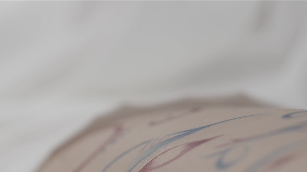 primer plano del diseño de la pintura del cuerpo