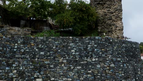 Vinhais-Castle-Ruins,-Braganza,-Portugal.-Overcast-day