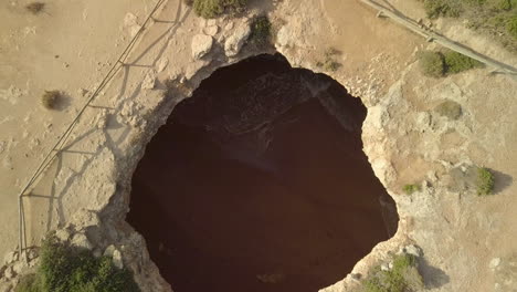 benagil cave in portugal by drone