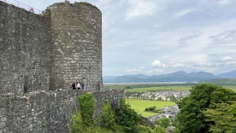 harlech castle wales uk