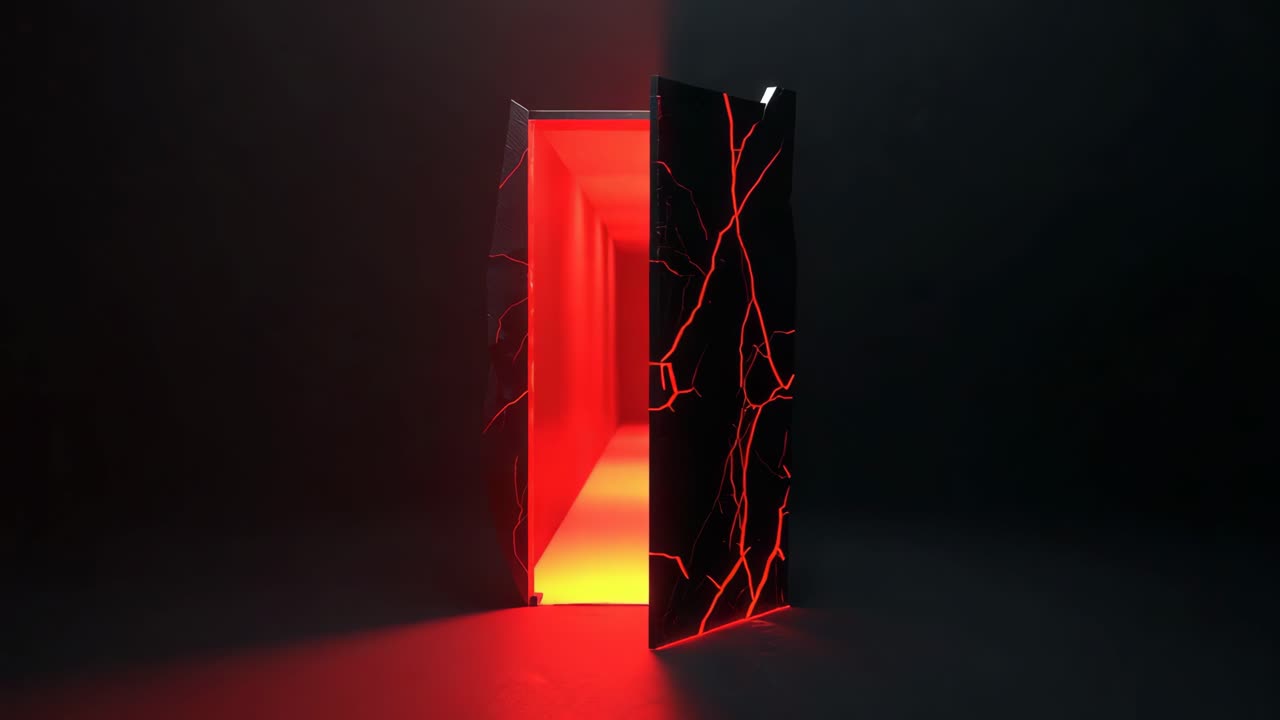 Abstract Glowing Structure