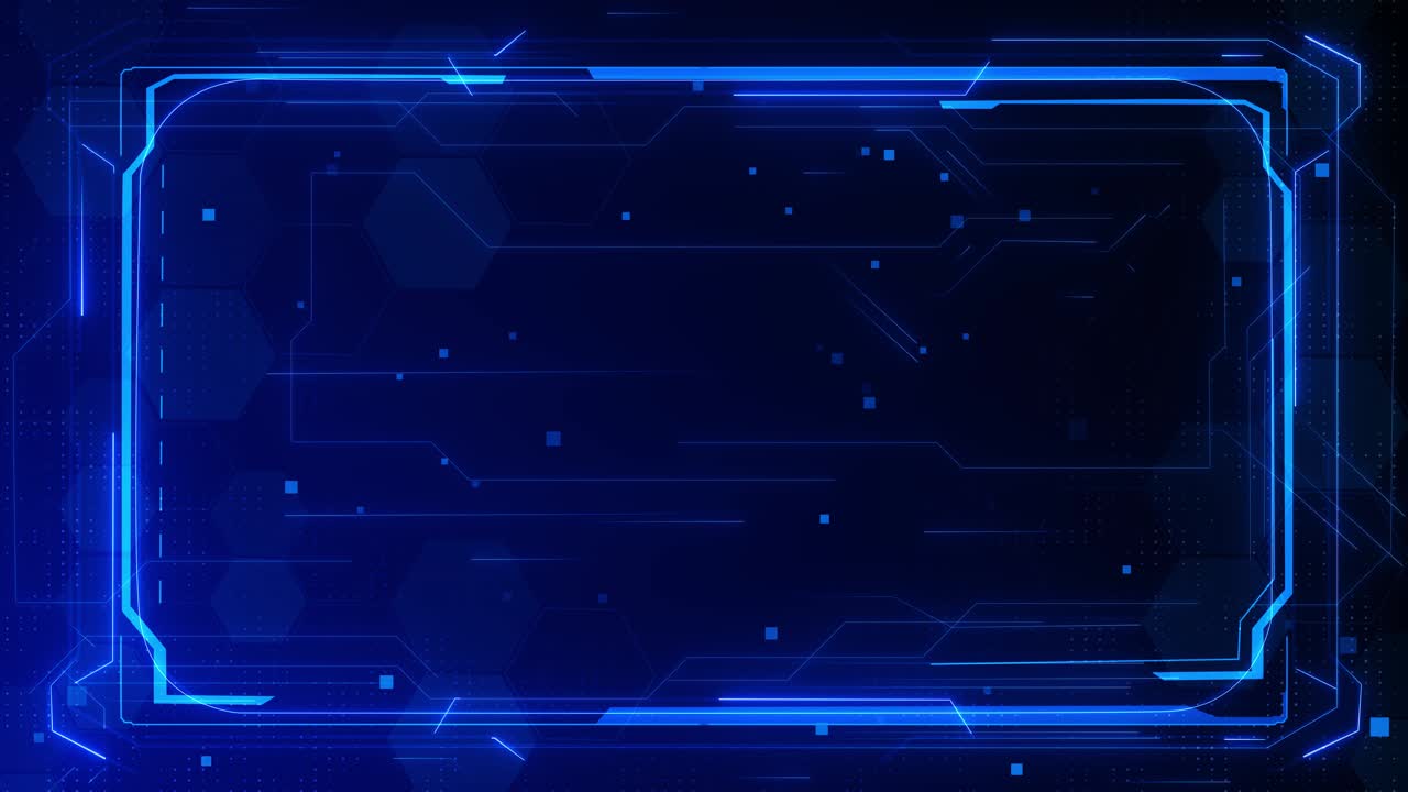 Window box border frame scifi hologram panel virtual reality display technology future interface hud