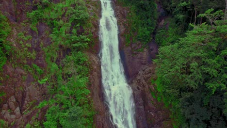 majestic waterfall in the untamed wilderness of costa rica
