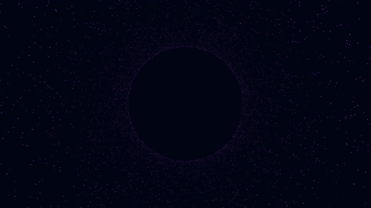 Minimalist black circle on dark background – versatile design element or intriguing image component