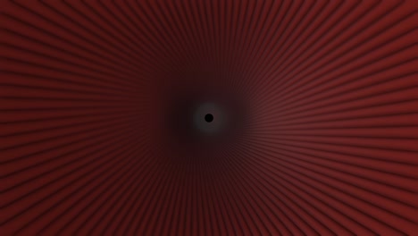 red radial pattern with black center