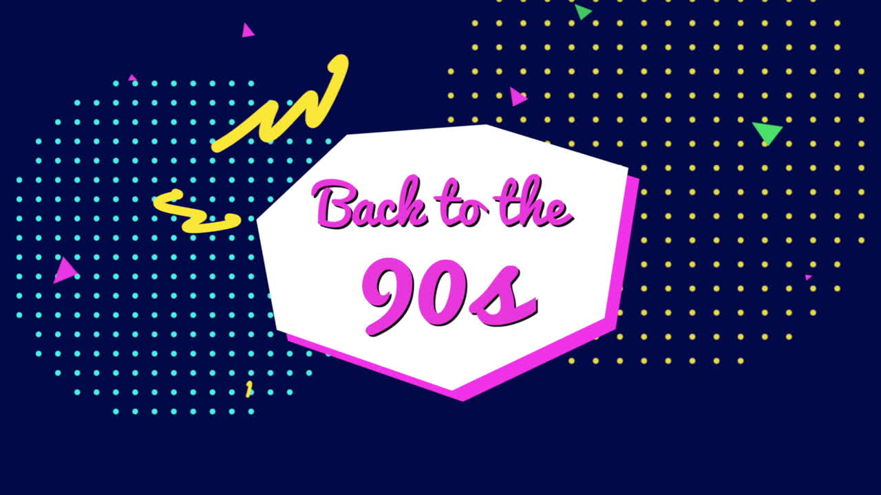 모션 추상적인 기하학적 도형 6