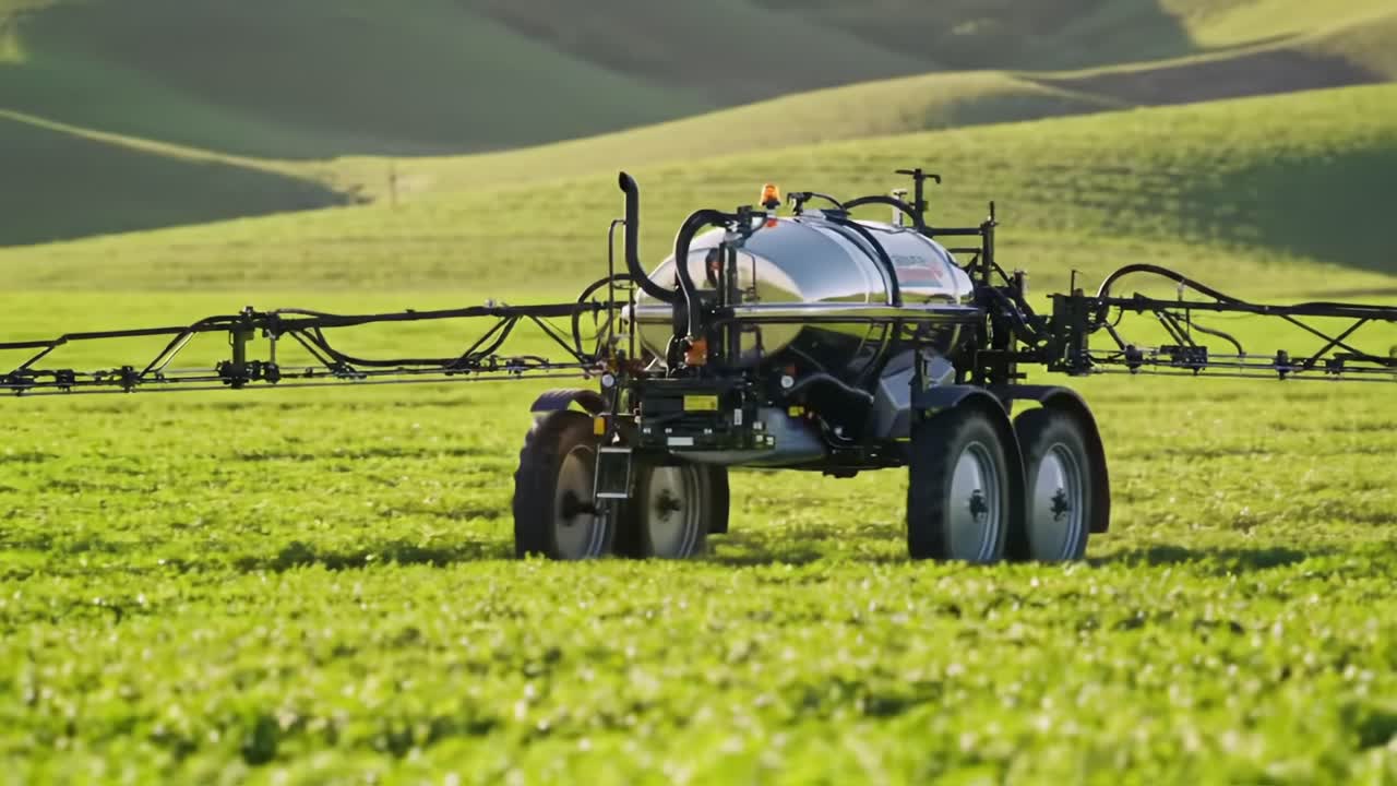 Advanced Agricultural Sprayer in Action: A Look at the Modern Equipment Enhancing Crop Care and Optimizing Field Management for Efficient Farming Practices