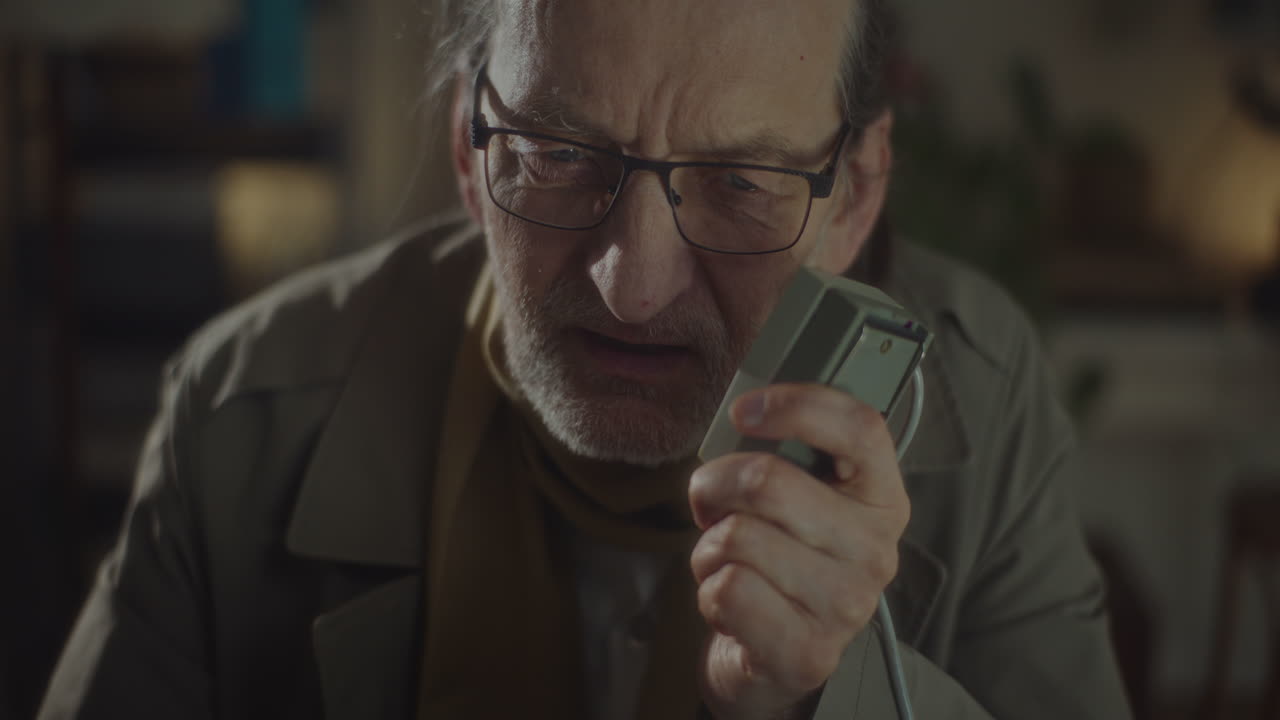 The Spy Listens to Discreet Recordings